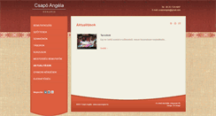 Desktop Screenshot of csapoangela.hu